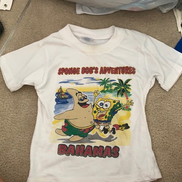 Sponge bob’s adventures Bahamas t shirt - Picture 1 of 1